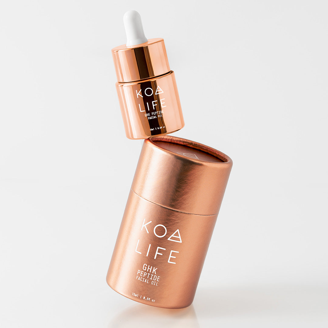GHK Peptide Facial Oil Visibly Younger Skin in 28 Nights KOA LIFE GHK Peptide Facial Oil Visibly Younger Skin in 28 Nights KOA LIFE