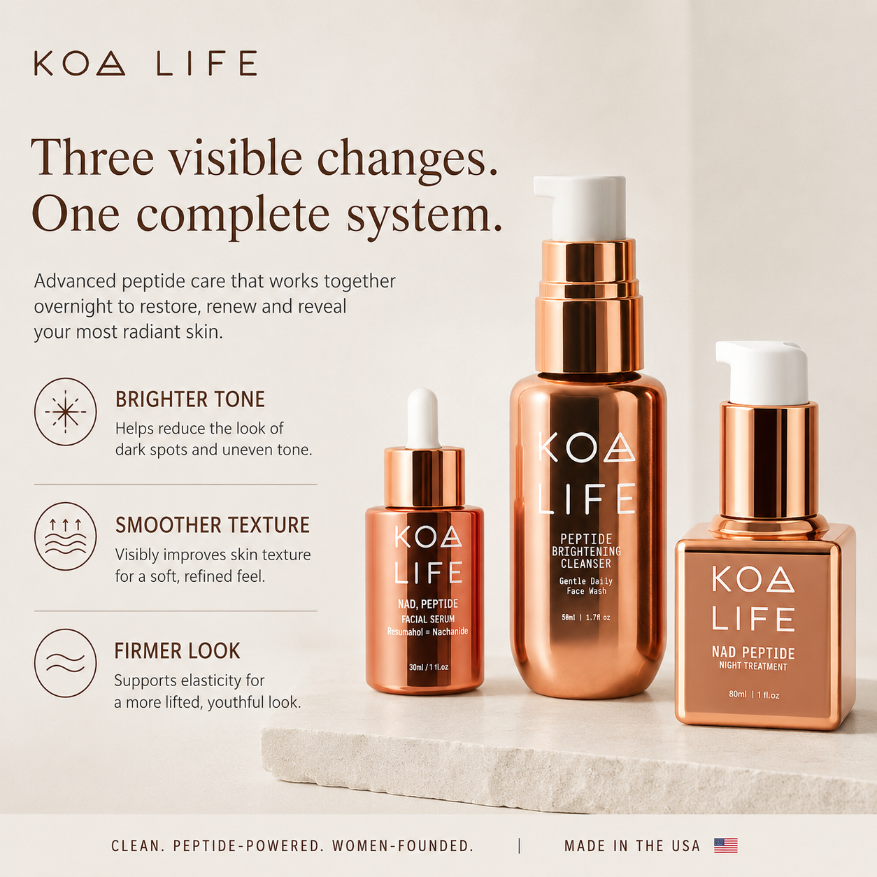 The Peptide Night Repair System — Your 3-Step Overnight Ritual