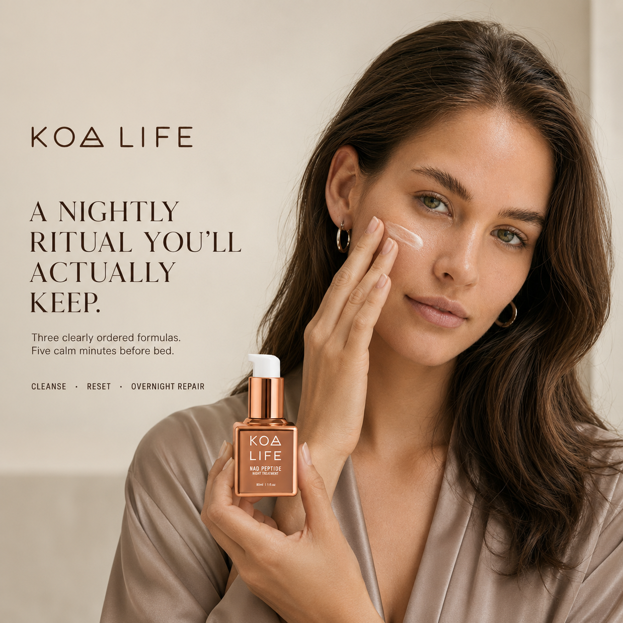 The Peptide Night Repair System — Your 3-Step Overnight Ritual