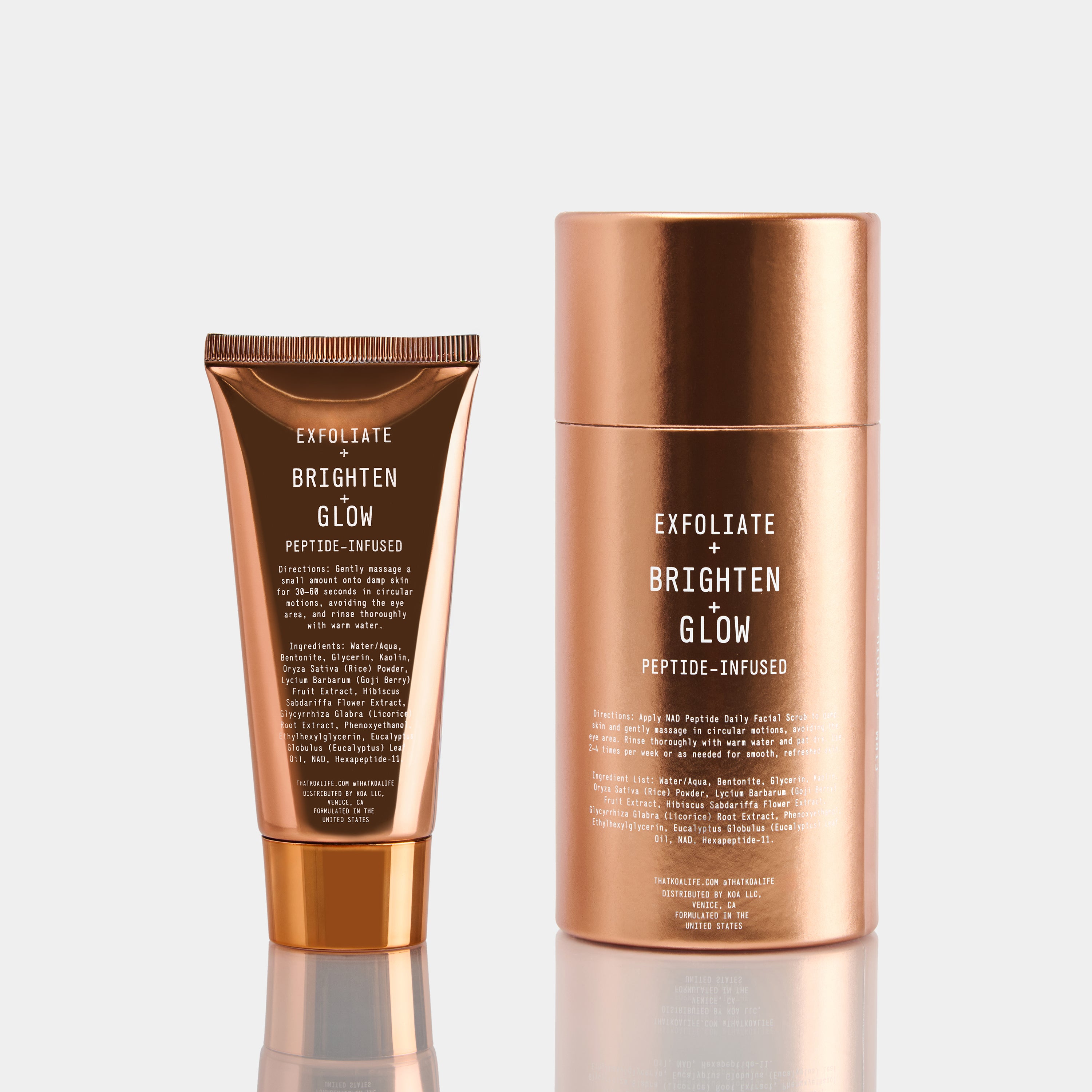 NAD Peptide Facial Scrub