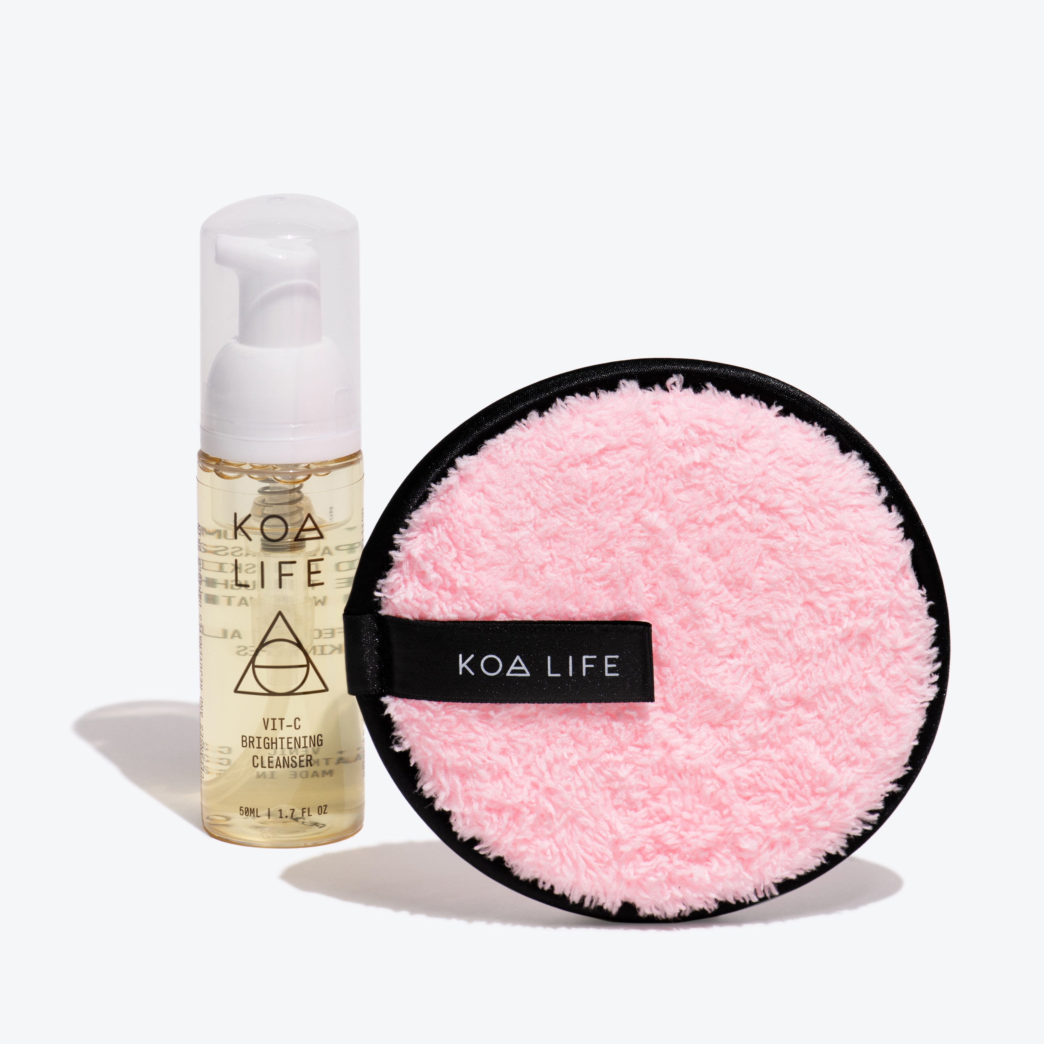 Koa Life Facial Puff | Vit C Brightening Cleanser