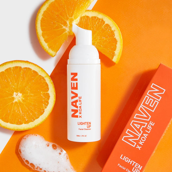 NAVEN x KOA LIFE | Lighten Up Facial Cleanser | Anti-Blemish + Purify + Reduce Dark Spots NAVEN x KOA LIFE | Lighten Up Facial Cleanser | Anti-Blemish + Purify + Reduce Dark Spots