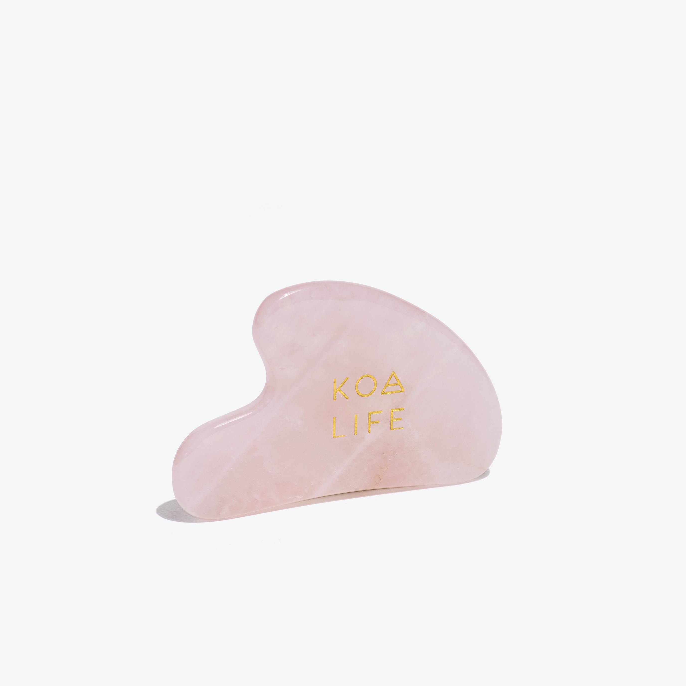 Koa Life Rose Quartz Gua Sha